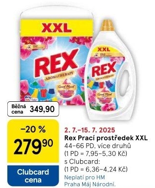 Prací prostředky Rex