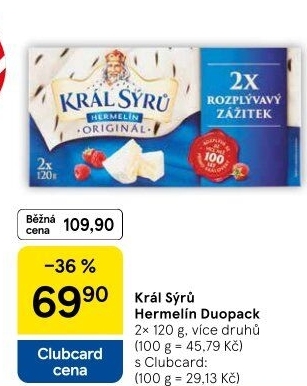 Sýr Hermelín Král sýrů