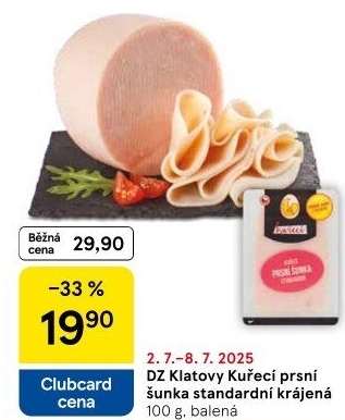 Kuřecí šunka prsní standard DZ Klatovy