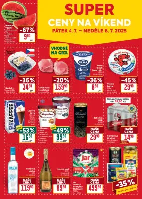 akční leták BILLA 2.7.2025-8.7.2025