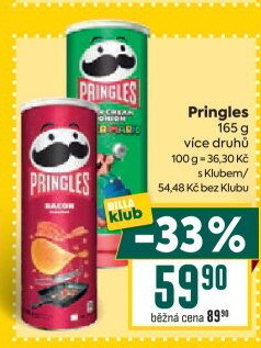 Chipsy Pringles - tubus