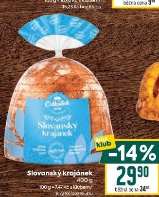 Chléb Slovanský krajánek Odkolek