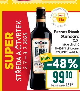 Fernet Stock Standard