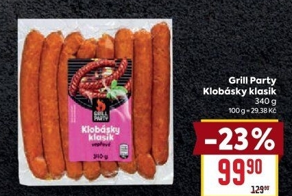 Klobása klasik Grill Party