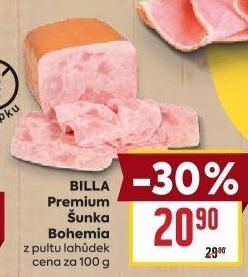 Šunka Bohemia Billa Premium