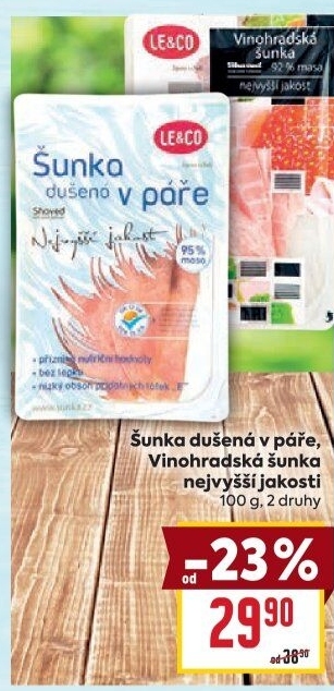 Šunka dušená LE&amp