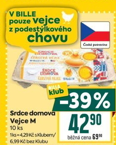 Vejce z podestýlky M Srdce Domova
