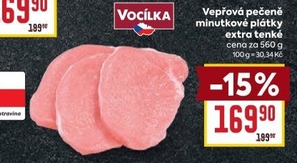Vepřová pečeně bez kosti Vocílka