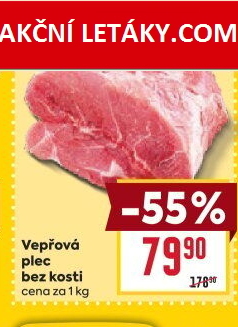 Vepřová plec bez kosti