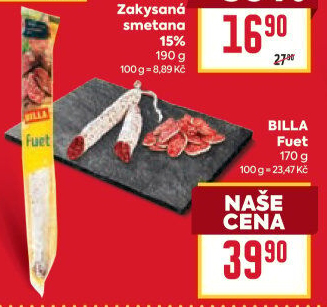 Salám Fuet Billa