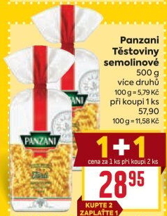 Těstoviny Panzani