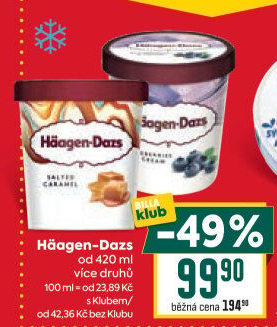 Zmrzlina v kelímku Häagen-Dazs