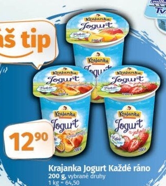 Jogurt ochucený Každé ráno Krajanka