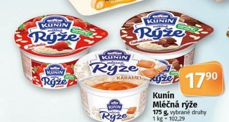 Mléčná rýže Mlékárna Kunín