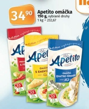 Omáčka sýrová Apetito