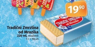 Tradiční zmrzlina od Mrazíka Prima