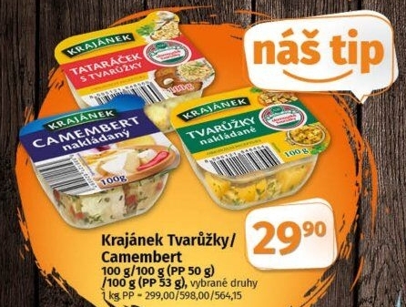 Tvarůžky nakládané Krajánek