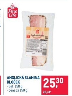 Anglická slanina Fine Life