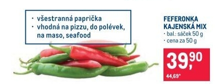 Feferonka Kajenská