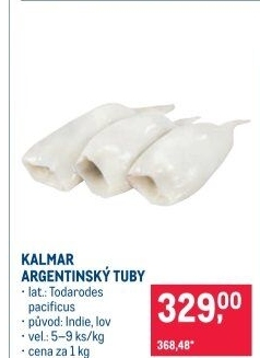 Kalmar argentinský tuby