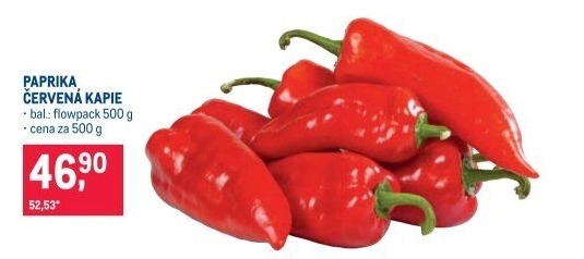 Paprika červená kapie