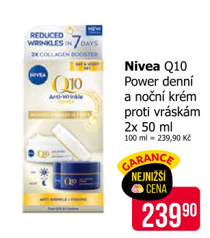 Balení krém denní a noční proti vráskám Q10 Power Nivea