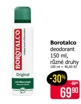 Deodorant sprej Borotalco