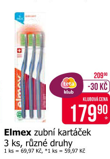 Kartáček na zuby Elmex