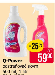 Odstraňovače skvrn Q Power