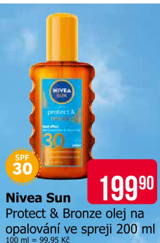 Olej na opalování ve spreji OF 30 Protect&amp