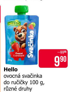 Ovocná kapsička Svačinka Hello
