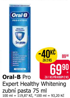Pasta na zuby Healthy Whitening Pro Expert Oral-B