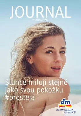akční leták dm drogerie 3.7.2025-6.8.2025