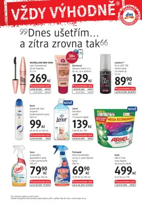 akční leták dm drogerie 3.7.2025-6.8.2025