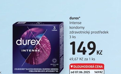 Kondomy Intense orgasmic Durex