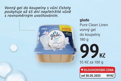 Osvěžovač vzduchu gel do koupelny Glade by Brise