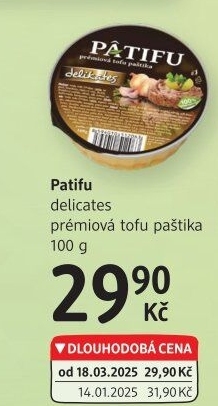 Paštika prémiová Patifu Veto