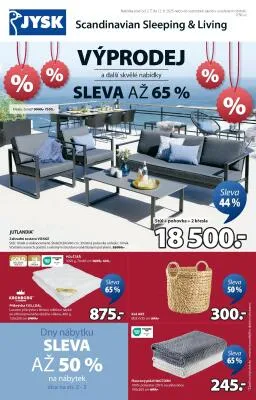 akční leták Jysk 2.7.2025-12.7.2025