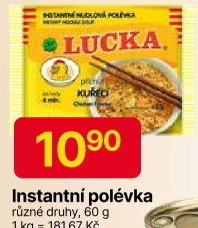 Instantní polévka Lucka