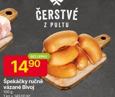 Špekáčky vázané Bivoj