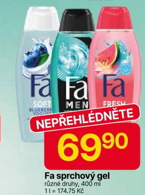 Sprchový gel Fa