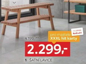 ŠATNÍ LAVICE