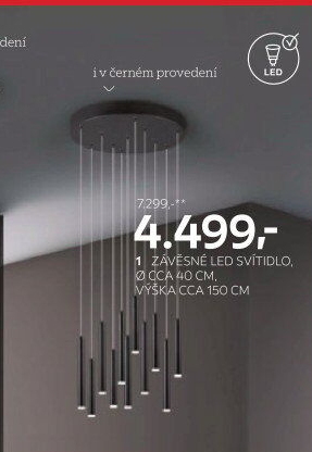ZÁVĚSNÉ LED SVÍTIDLO
