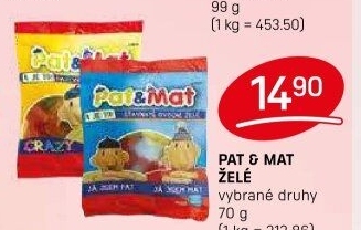 Bonbony želé ovocné Pat a Mat