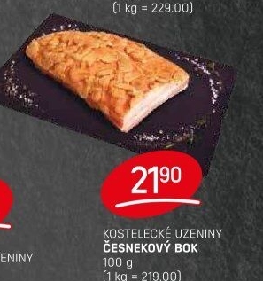 Česnekový bok Kostelecké uzeniny