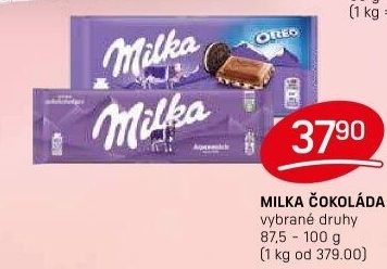 Čokoláda Milka