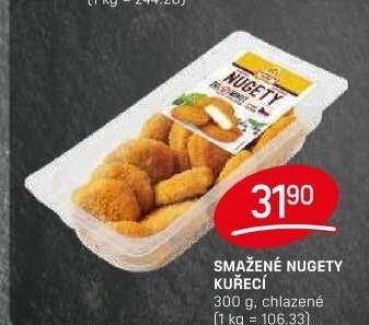 Nugetky kuřecí smažené Vodňanské kuře