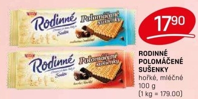 Sušenky Rodinné polomáčené Sedita
