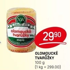 Sýr tvarůžky olomoucké A.W.
