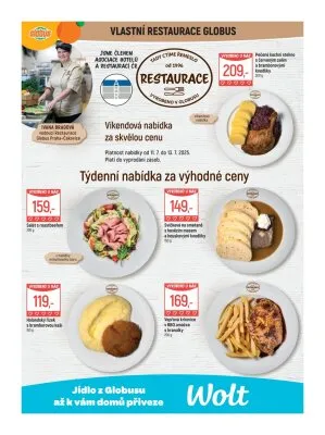 akční leták Globus 9.7.2025-15.7.2025